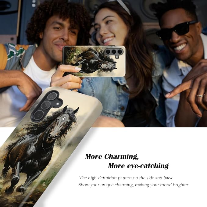 Compatible for Samsung Galaxy A27 5G Case, Dual Layer Heavy Duty 2 in 1 - Image 4