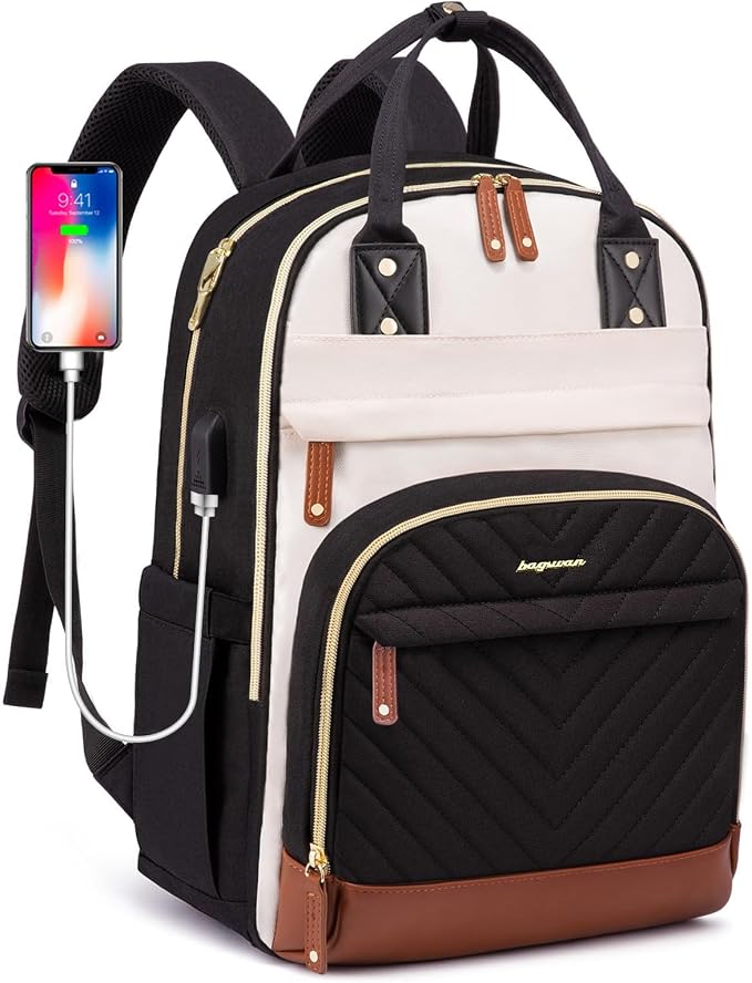 Laptop Backpack for Women College Bookbag by BAGSWAN