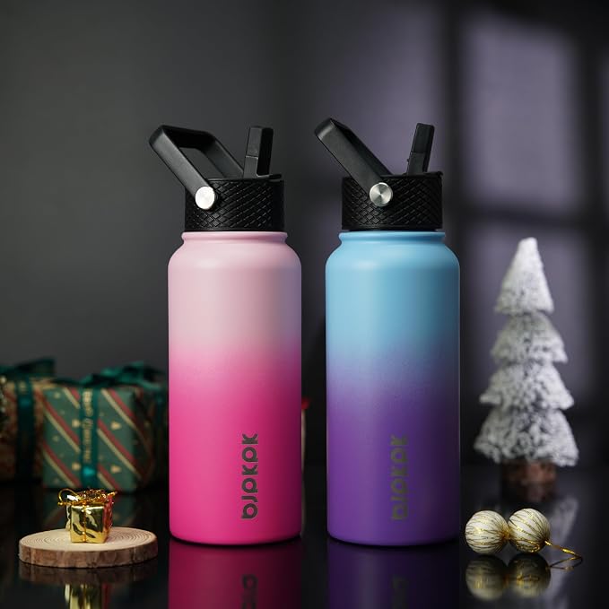 BJPKPK 2 Pack Insulated Water Bottles - Image 5