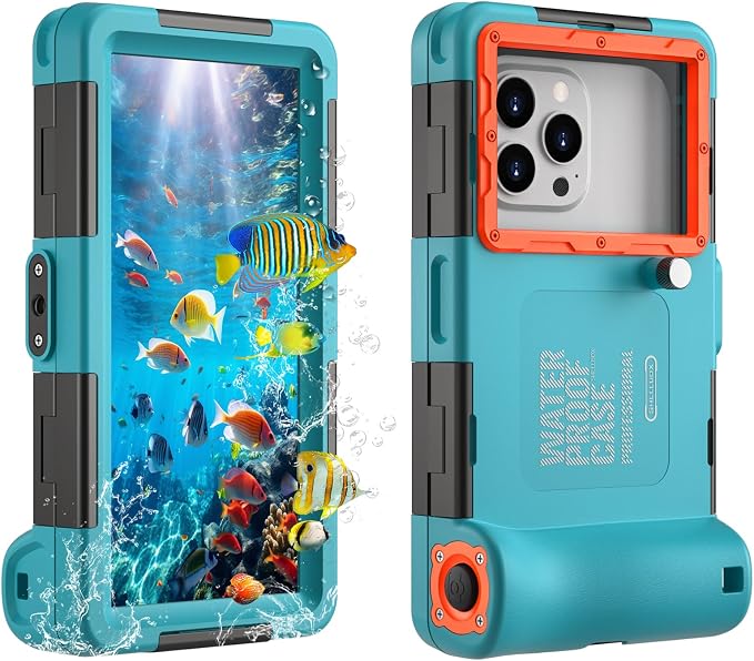 Underwater Phone Case for Snorkeling, Professional Deep Diving Waterproof Phone by Unknown
