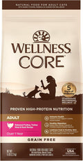 Wellness CORE Adult Dry Cat Food, Grain Free Kibble, Turkey Meal and Duck Recipe by WellnessNaturalPetFood