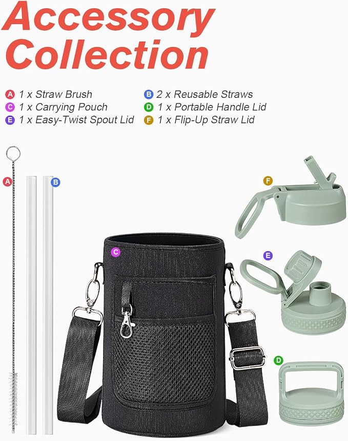 Coolflask Water Bottle 32 oz Insulated - Image 6