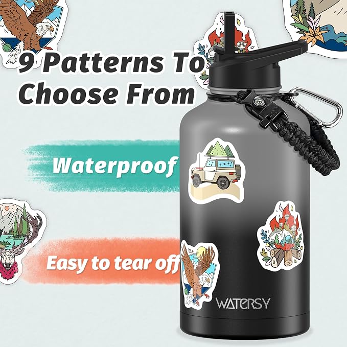 64oz Insulated Water Bottle, BPA Free&Leak Proof, Half Gallon Stainless Steel - Image 4