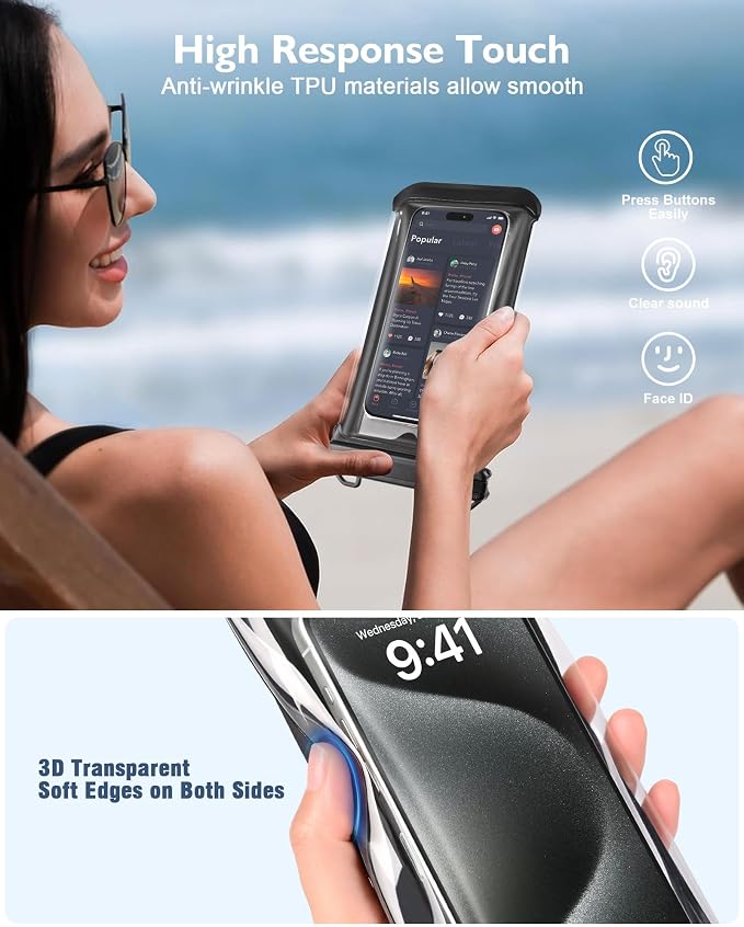 Waterproof Phone Pouch Floating- IP68 Waterproof Phone Case - Image 6