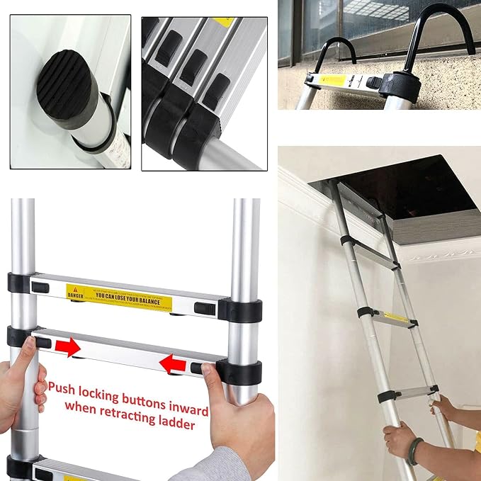 Extension Ladder 20.34 FT Telescoping Ladder - Image 5