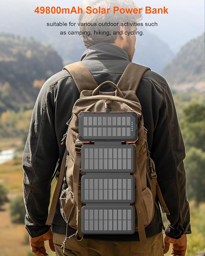 Solar Charger Power Bank 49800mAh - Image 8