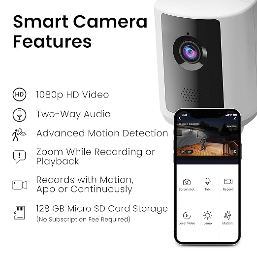 Feit Electric SEC5000/CAM/WIFI Outdoor LED Smart Security Camera - Image 3