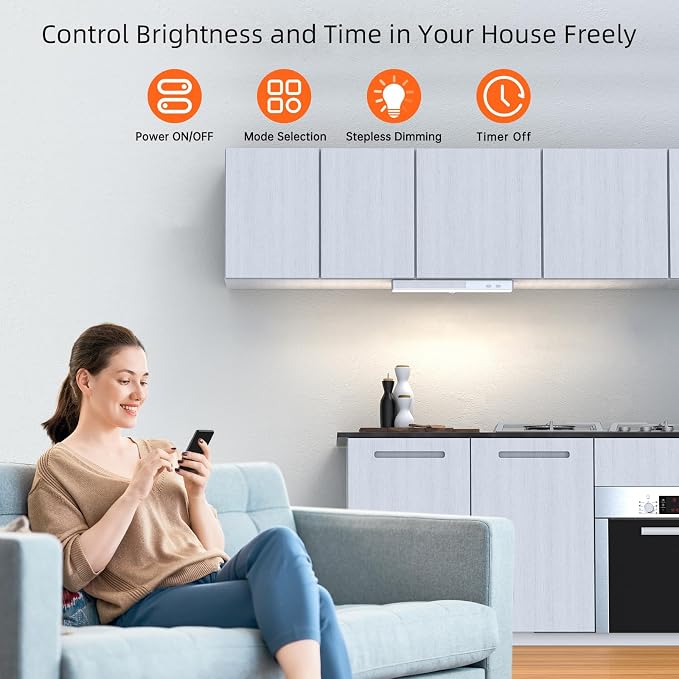 LED Closet Light with Charging Station, Stick-Anywhere Night Light - Image 5