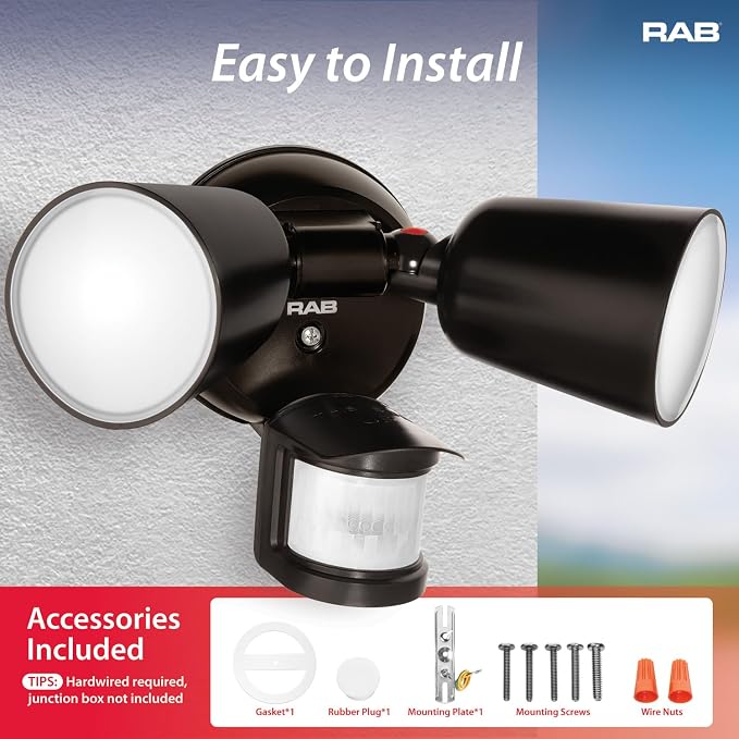 RAB Lighting LU160 Luminator Motion Sensor Outdoor Lights - Image 5
