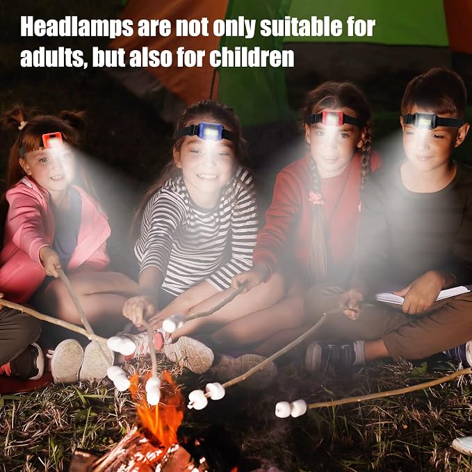 Macarrie 24 LED Headlamp Flashlight, Cob Head Light - Image 7