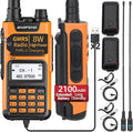 BAOFENG GMRS Handheld Radio GM-15 Pro 8W Rechargeable Long Range Walkie Talkies by Unknown