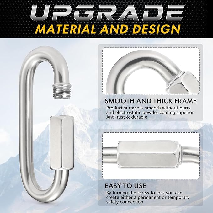 sprookber Stainless Steel Chain Quick Links - Image 4