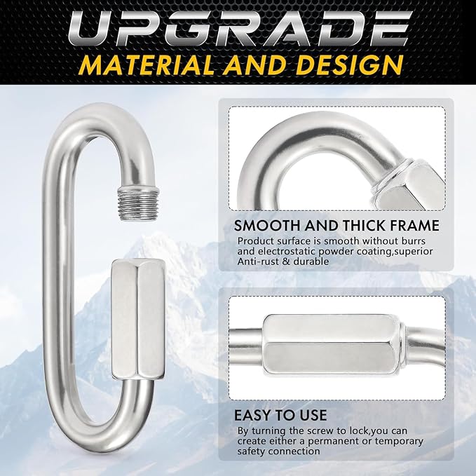 sprookber Stainless Steel Chain Quick Links - Image 4