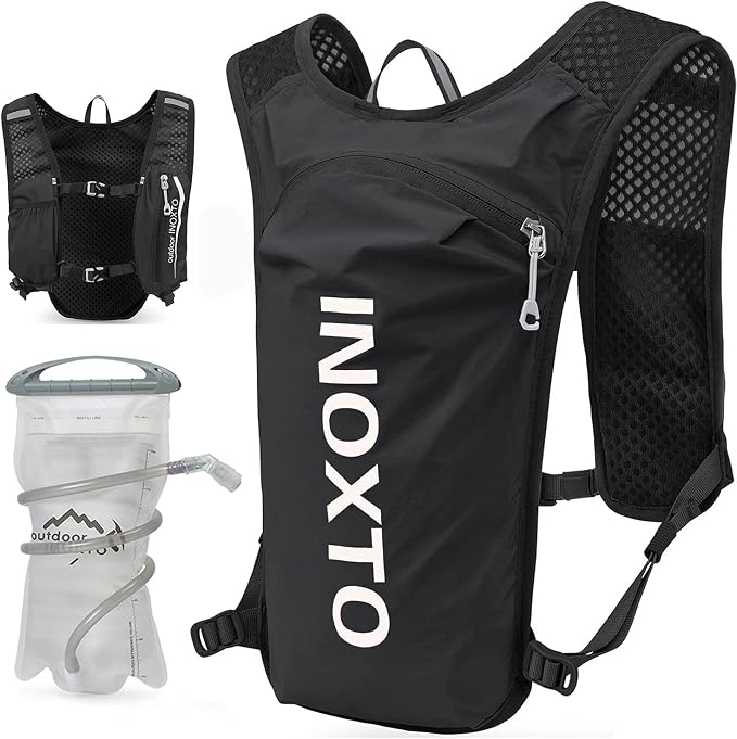 INOXTO Running Hydration Vest Backpack, Lightweight Insulated Pack by INOXTO