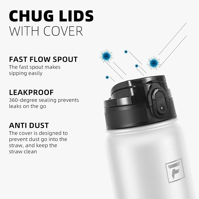 Fanhaw 20 oz Insulated Stainless Steel Water Bottle - Image 4