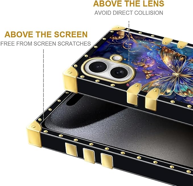 for iPhone 17 Case Luxury Golden Decoration - Image 7