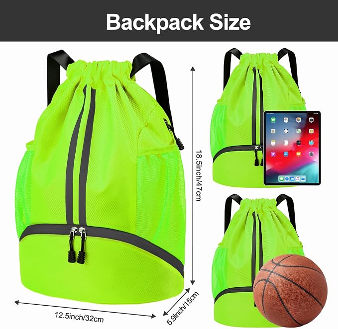 Hoedia Sports Drawstring Backpack - Image 6