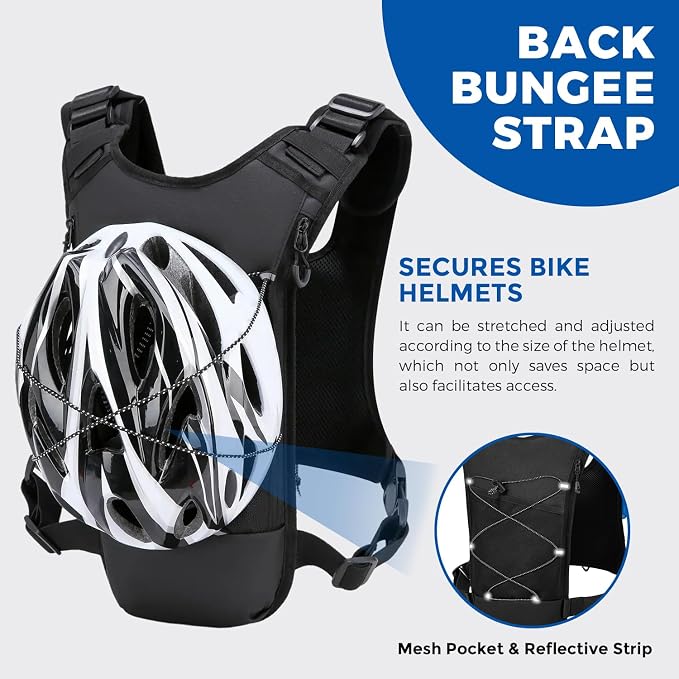 Criuage USA Original Patent Running Hydration Vest Backpack, Lightweight Chest - Image 4