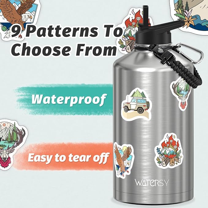 1 Gallon Water Bottle Insulated, BPA Free&Leak Proof, 128oz Stainless Steel - Image 4
