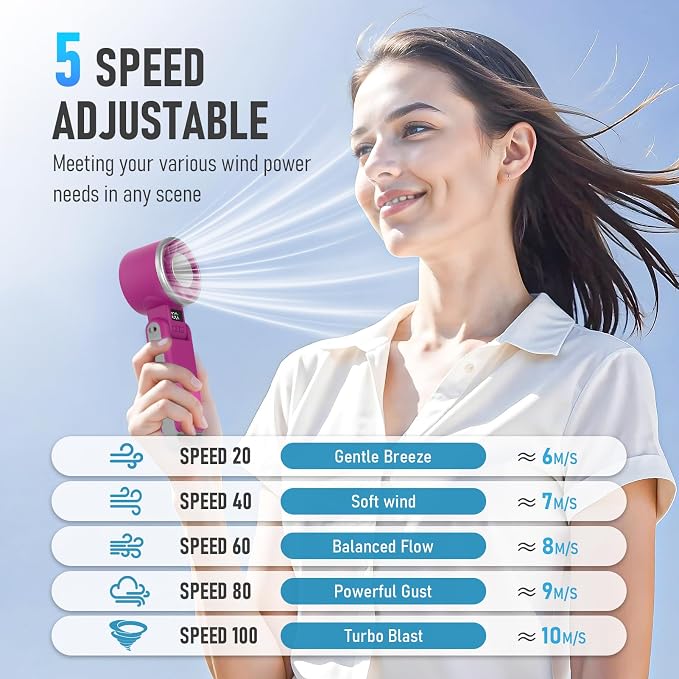 PlayHot Portable Handheld Turbo Fan - Image 3