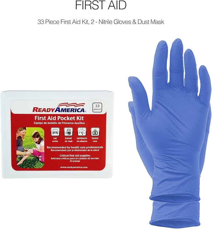 Ready America 72 Hour Deluxe Emergency Kit, 1-Person 3-Day Backpack, First Aid - Image 4