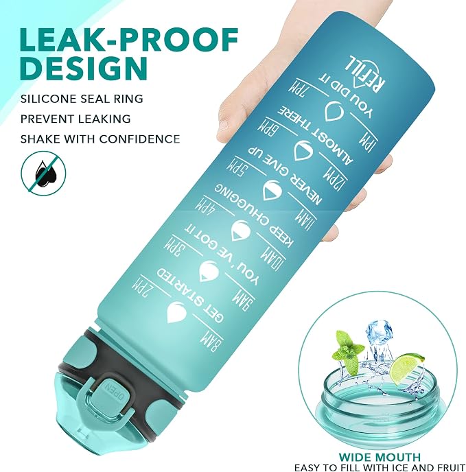 Enerbone 32 oz Drinking Water Bottle - Image 4