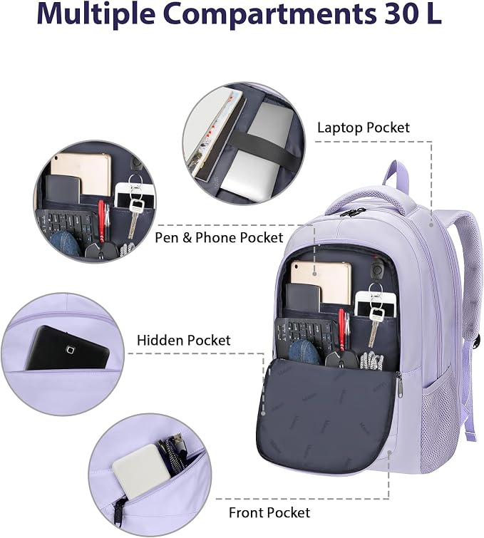 MATEIN Large 17 Inch Laptop Backpack - Image 5
