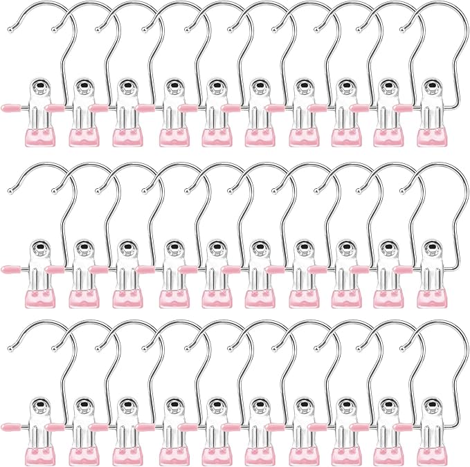 Boot Hangers for Closet, Hanging Clips Laundry Hooks Clothes Pins Closet Hanger by MECHEER