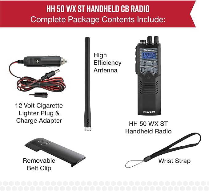 Cobra HH50WXST Handheld CB Radio - Image 7