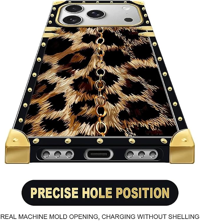 for iPhone 17 Pro Case Luxury Golden Decoration - Image 5