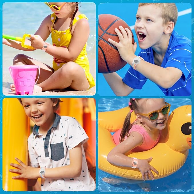 Waterproof Bracelet for Airtag Kids 2 Pack, Soft Nylon Hidden Air Tag Wristband - Image 7