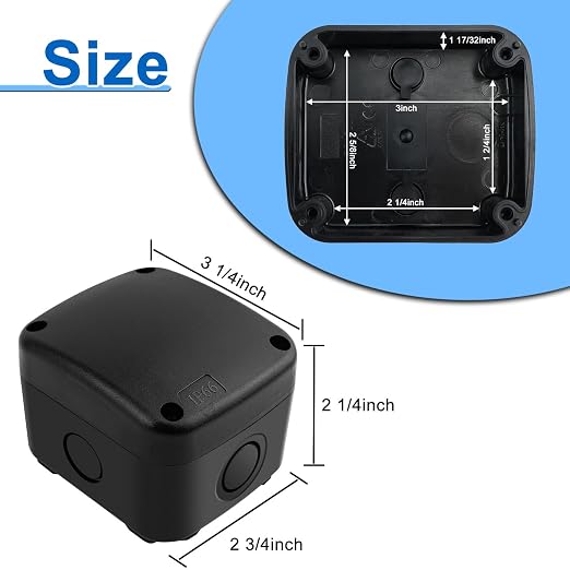 Waterproof Junction Box, Nineleaf IP66 Weatherproof Electrical Project Boxes - Image 5