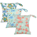ALVABABY 3pcs Cloth Diaper Wet Dry Bags Waterproof Reusable by ALVABABY