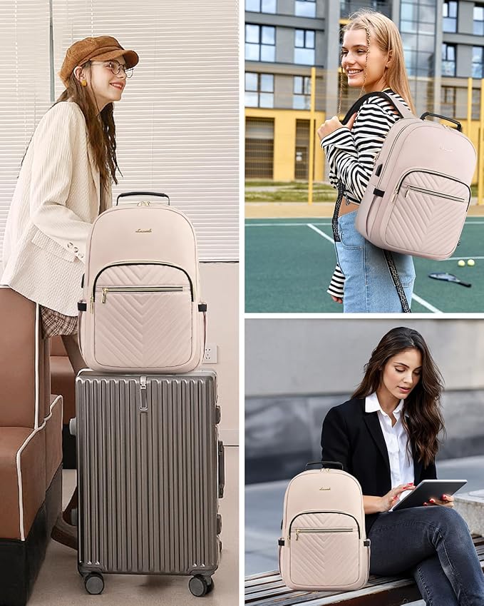 LOVEVOOK Laptop Backpack Purse for Women, Work Travel Computer Bags, College - Image 6