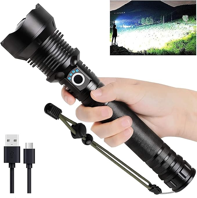 Lylting Rechargeable LED Flashlights High Lumens, 000 Lumens Super Bright by Brightyourwayhome