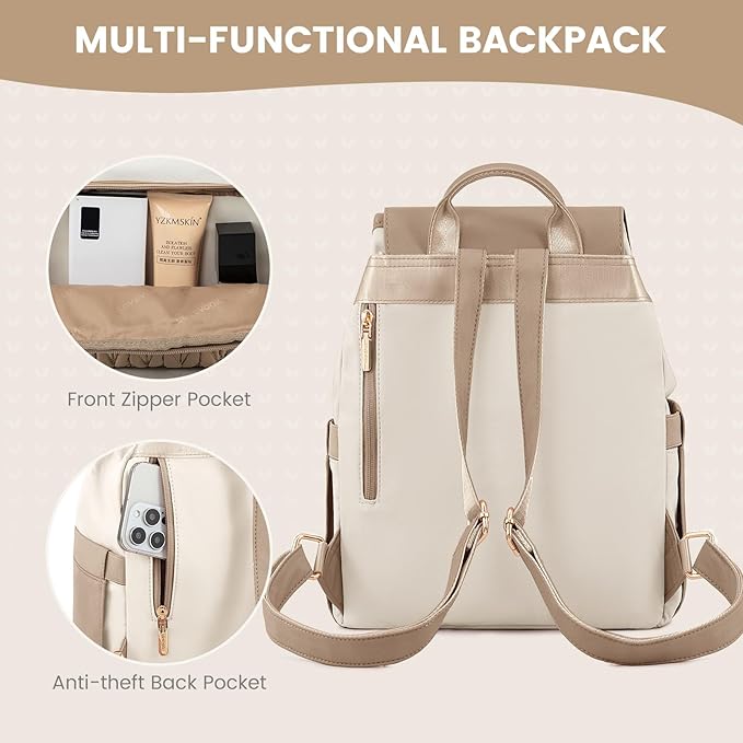 LOVEVOOK Backpack Purse for Women, Small Backpack for Women for Travel Work - Image 5