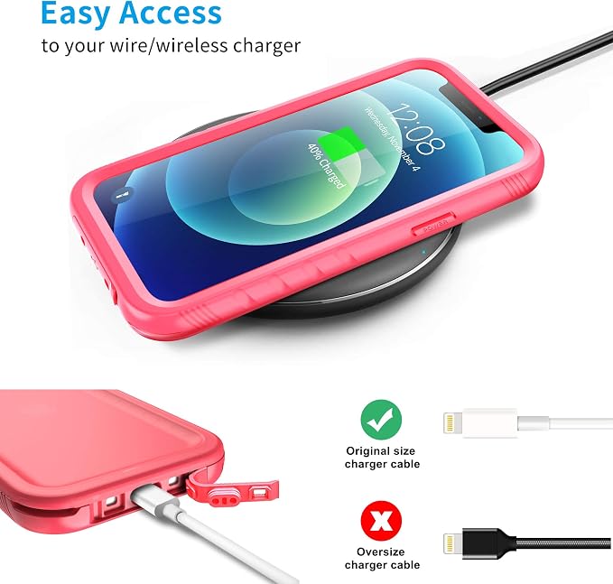 SPORTLINK Compatible with iPhone 12 Pro Max Waterproof Case - Image 5
