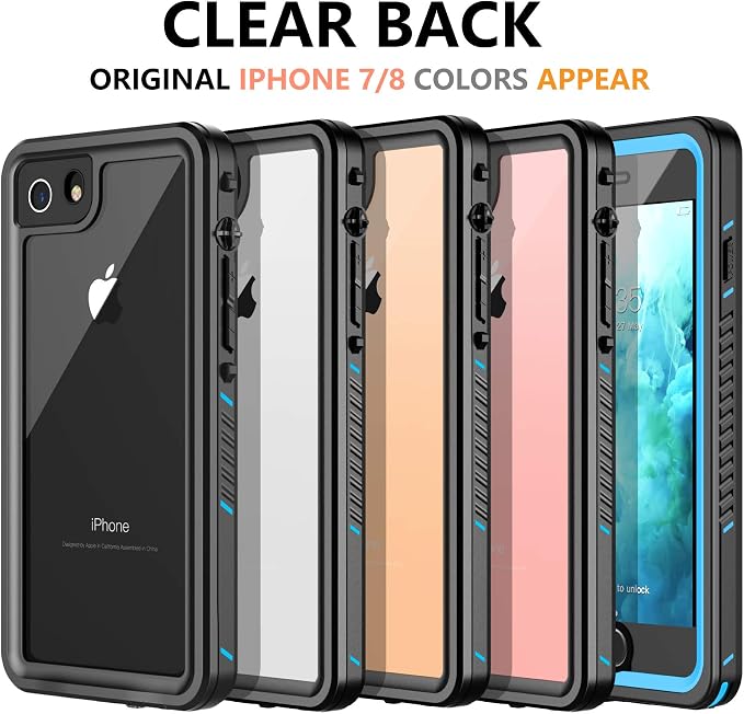 for iPhone SE 2022/SE 2020/7/8 Case Waterproof Shockproof, Full Body Protective - Image 3