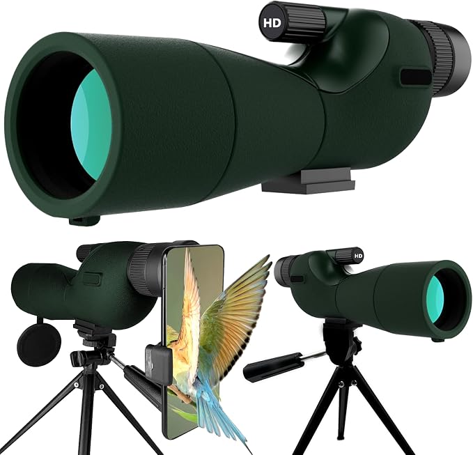 Monocular Telescope with Tripod, Bird Watching Gifts by JHdril
