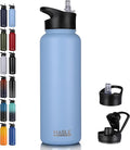 HASLE OUTFITTERS 40oz Stainless Steel Water Bottle, Vacuum Insulated Double by HASLEOUTFITTERS