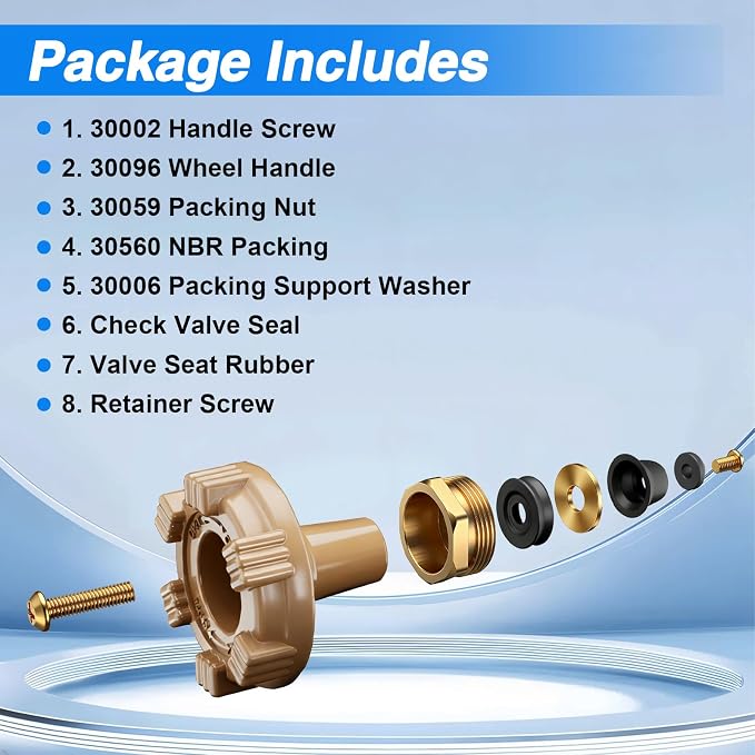 Outside Wall Faucet Repair Kit Compatible - Image 6