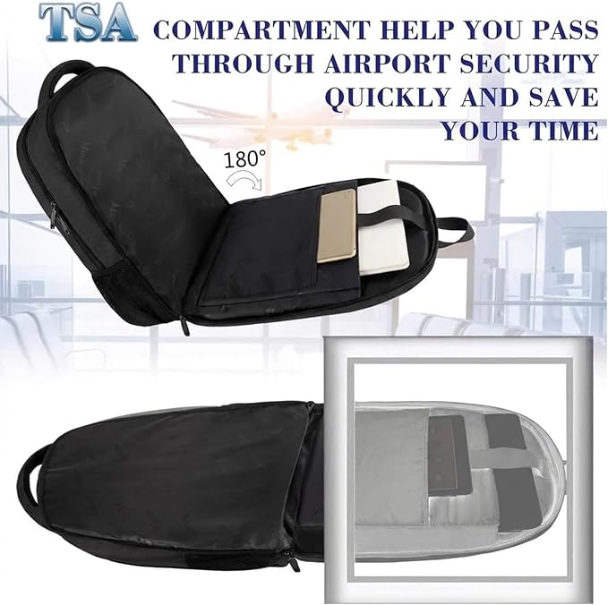 MATEIN Extra Large Travel Backpack, TSA Friendly 18.4 Inch Laptop Backpack - Image 4