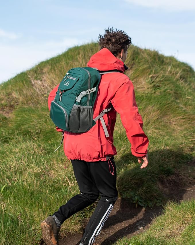 WATERFLY Small Lightweight Packable Backpack: 20l Ultra Light Foldable Travel - Image 2