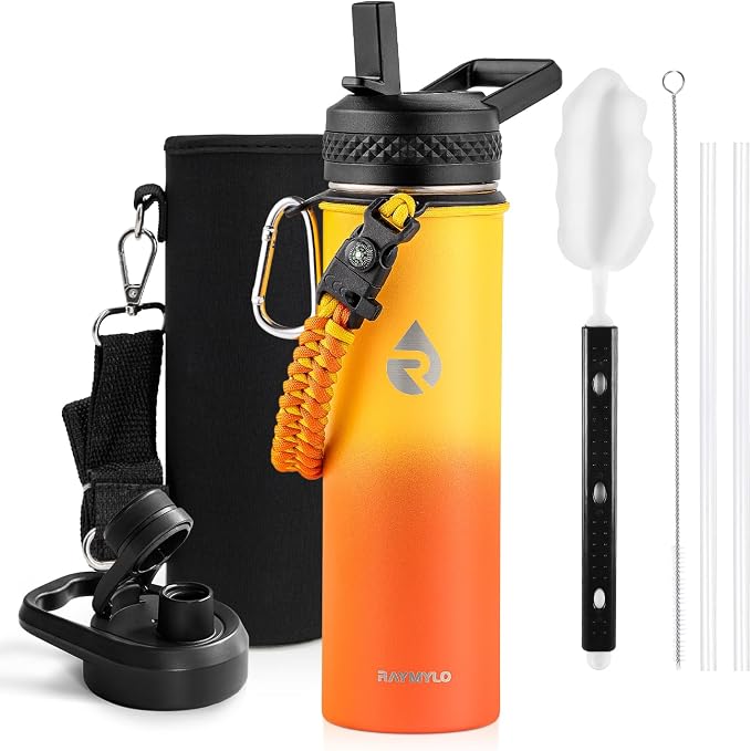RAYMYLO Insulated Water Bottle 20 oz, Triple Wall Vacuum Stainless Steel by RAYMYLO