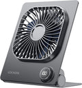 GOCKERA Desk Fan, 6.61''Ultra-thin 5000mAh Battery Powered Fan by GOCKERA