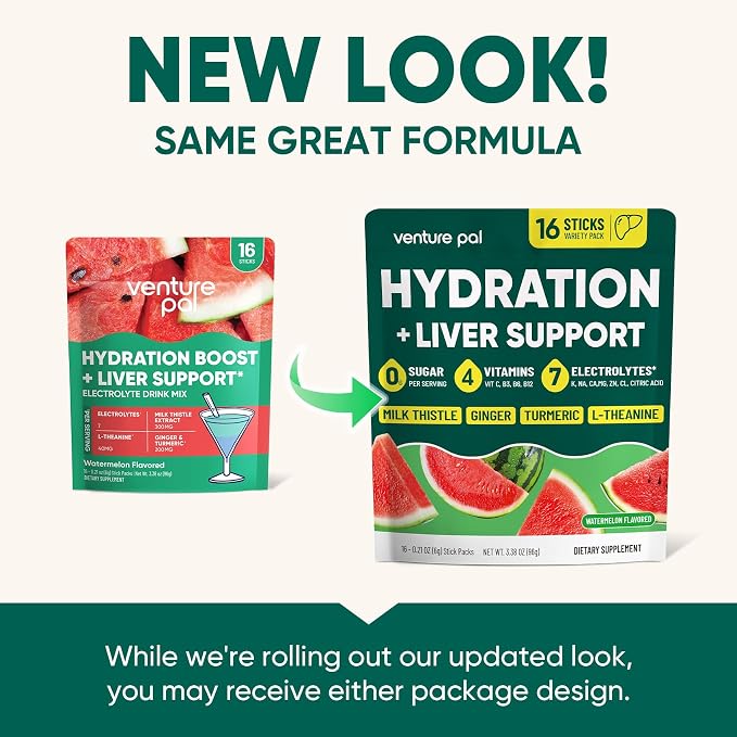 Venture Pal Hydration Packets + Liver Support- Liquid Daily IV Electrolyte - Image 9