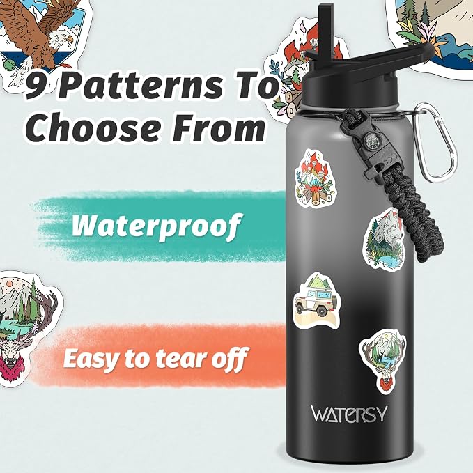 40oz Insulated Water Bottle, BPA Free&Leak Proof, Stainless Steel Water Flask - Image 4