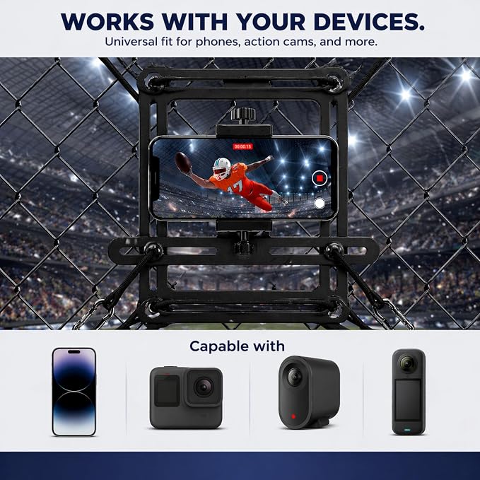 Fence Phone Mount for Baseball Games, Compatible - Image 5