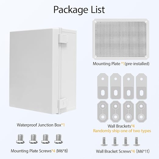 Electrical Box, IP65 Waterproof Dustproof ABS Plastic Enclosure, Outdoor and - Image 7