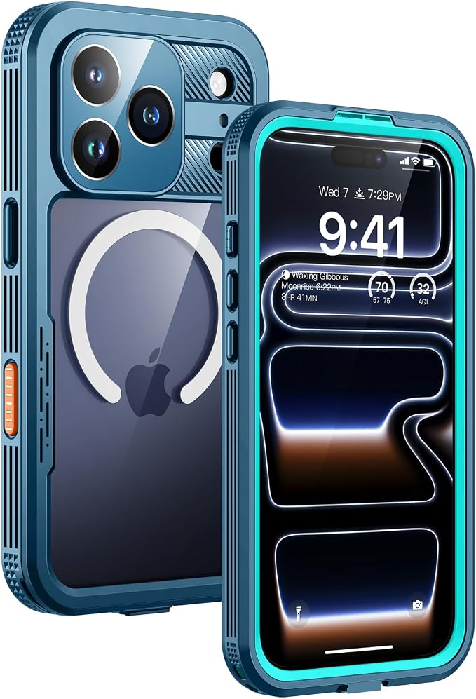 Lanhiem Magnetic for iPhone 17 Pro Case, IP68 Waterproof, Compatible by LanhiemHome